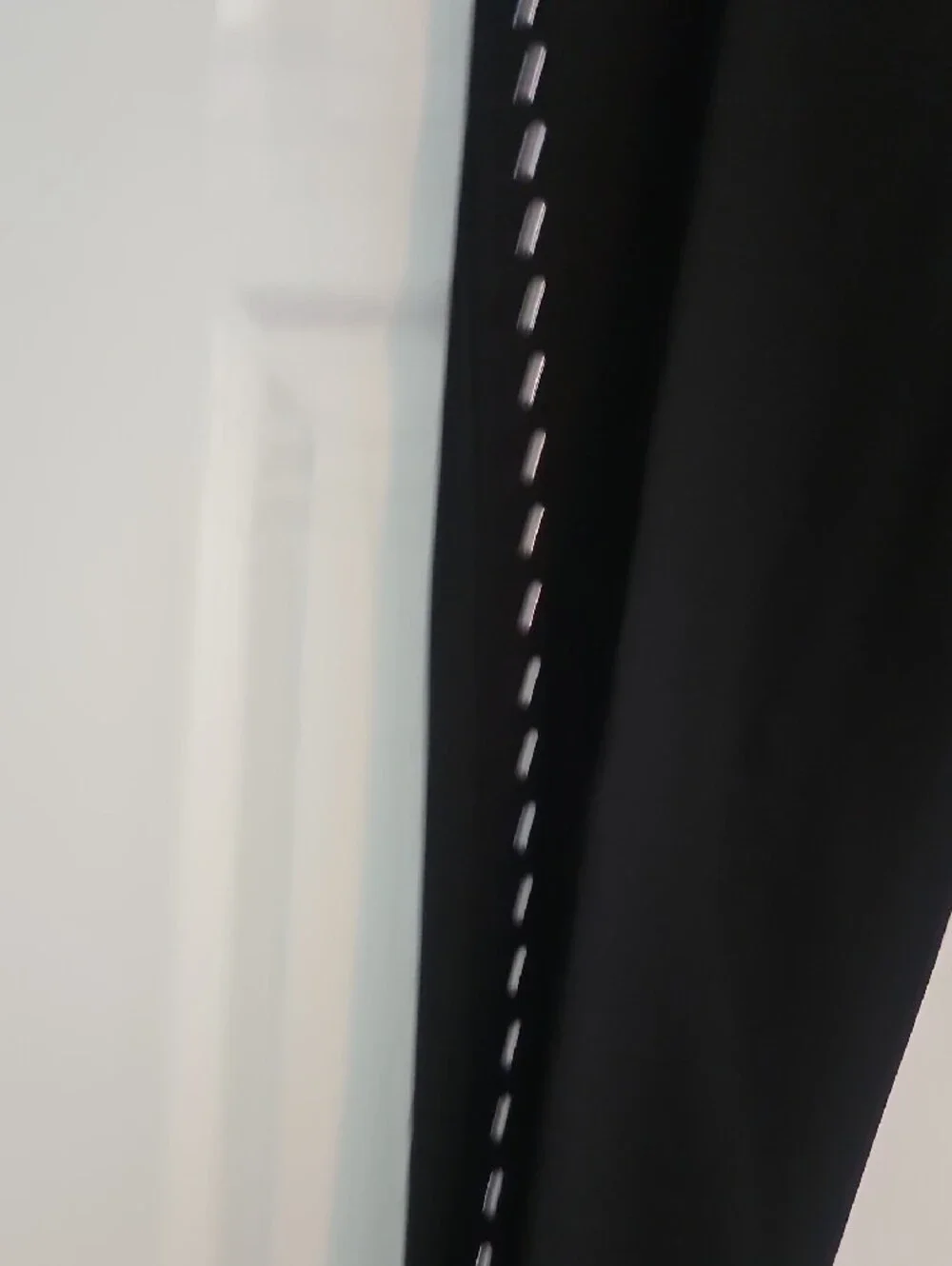 Vince Camuto Black Leggings with Silver Stud Trim